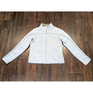 Nike Jacket Womens Medium Light Blue Sphere‎ Dry Full Zip Running Training Track